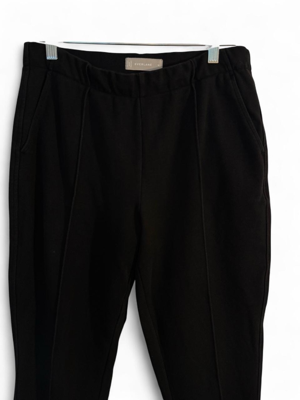 Everlane The Dream Pant Black Size M Tapered Pull On Stretch Pants - Picture 9 of 16